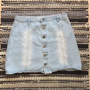 A-line denim Skirt